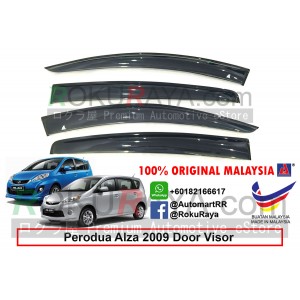 Perodua Alza 2009 AG Door Visor Air Press Wind Deflector (Big 12cm Width)